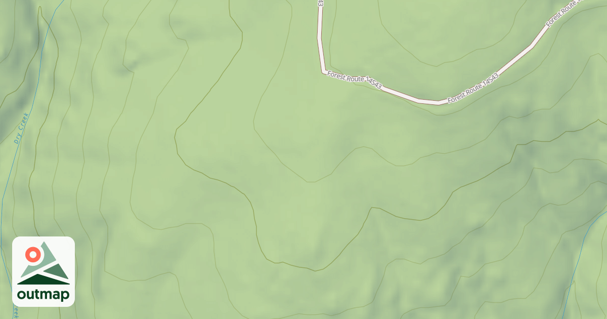 Map of DARK CANYON