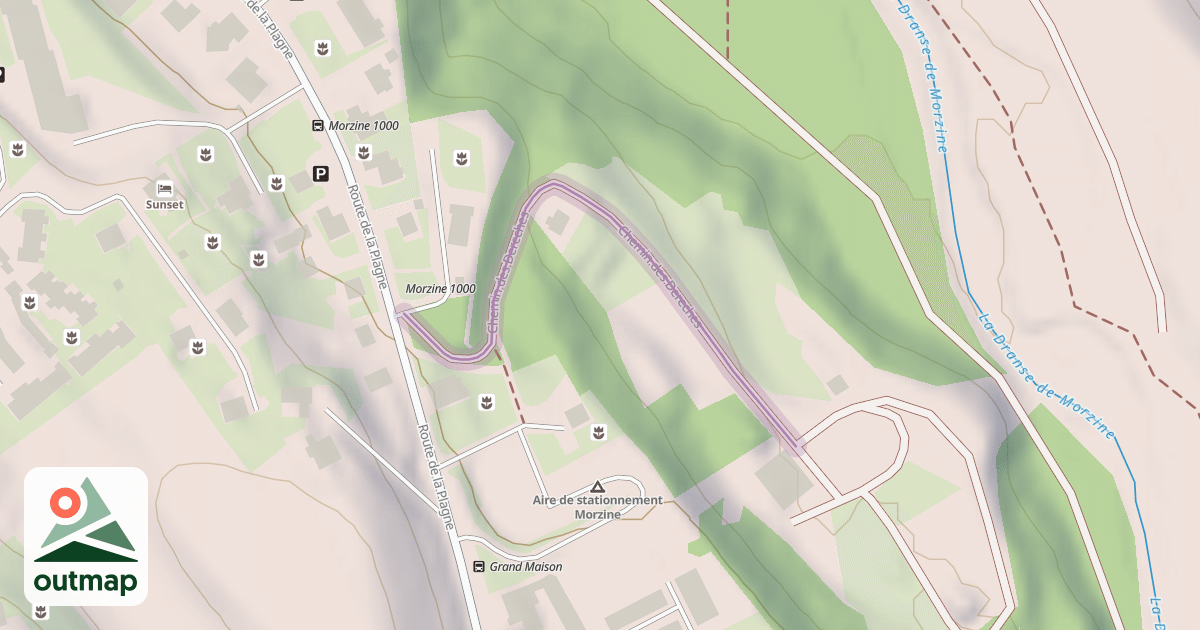 Map of Chemin des Dereches
