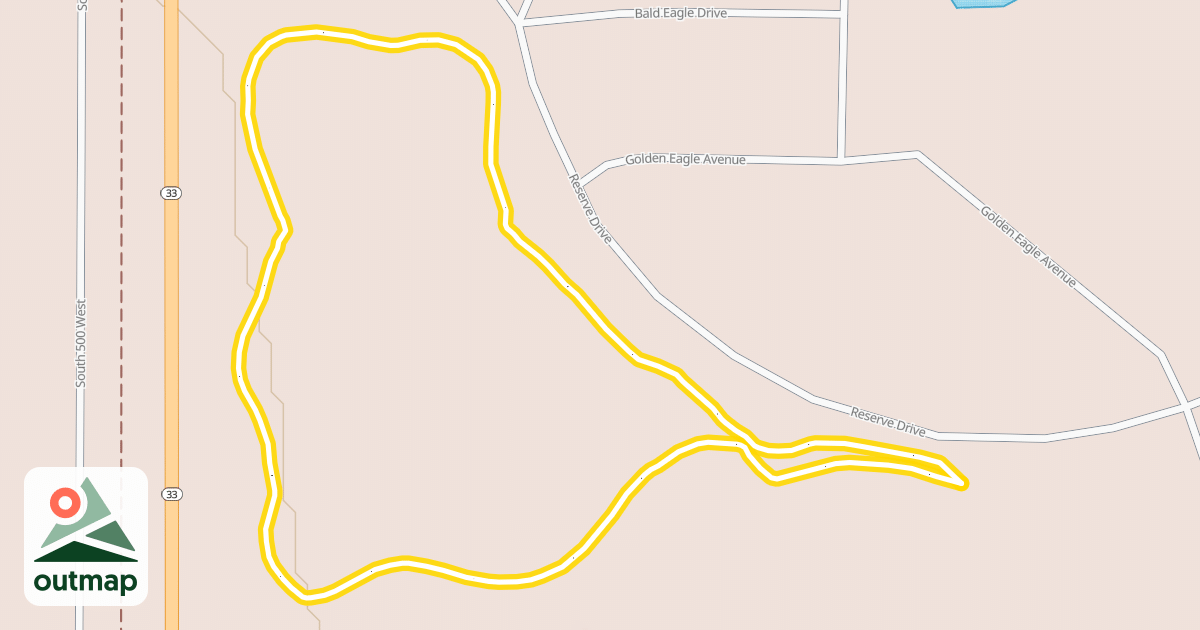 Map of Teton Reserve Nordic Trail