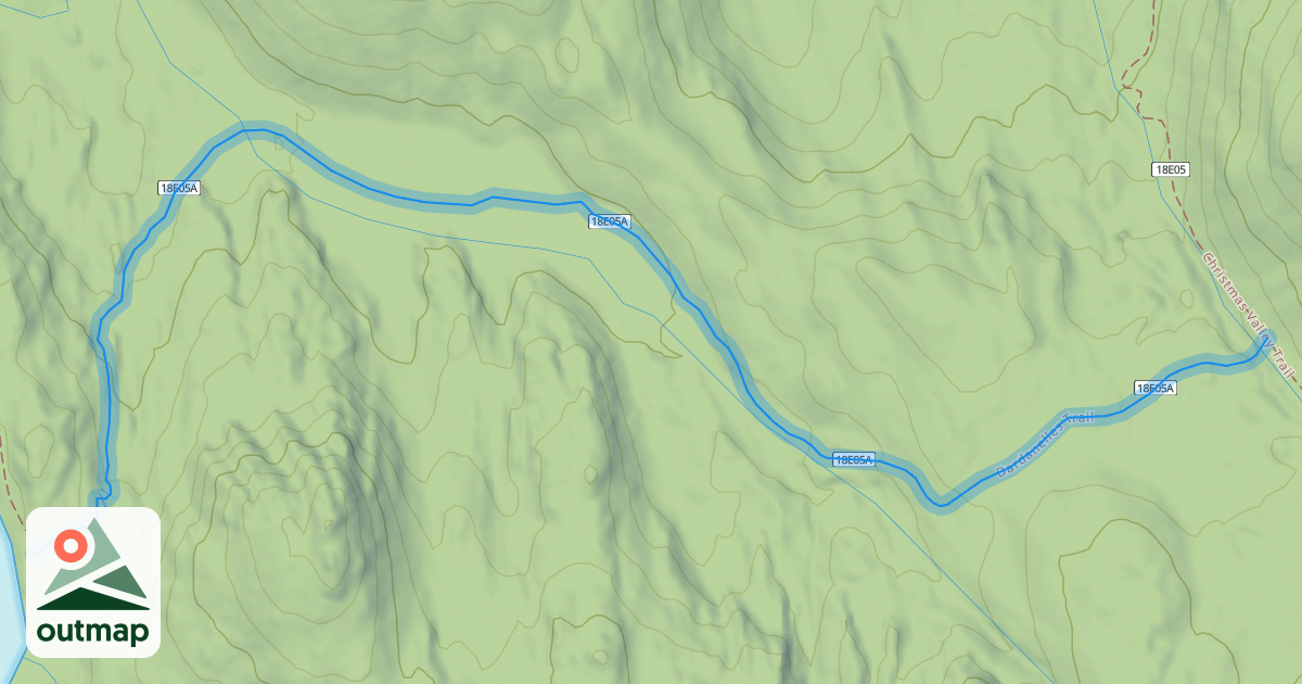 Map of Dardanelles Trail