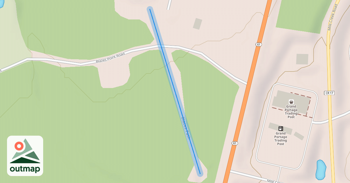 Map of Blazes Path
