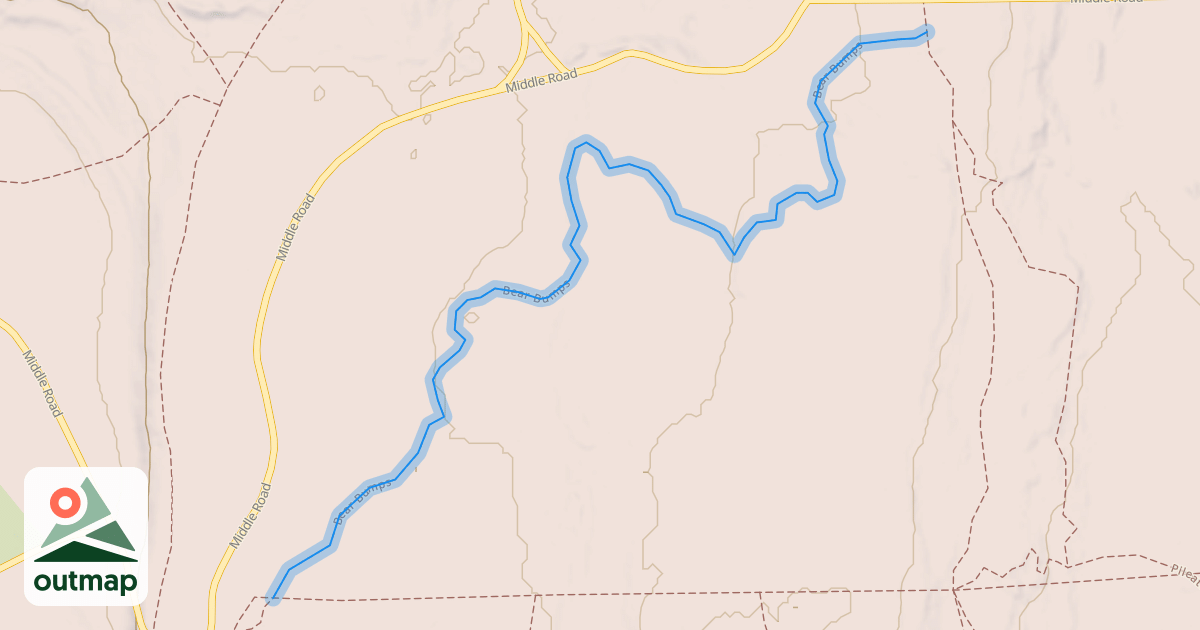 Map of Bear Bumps