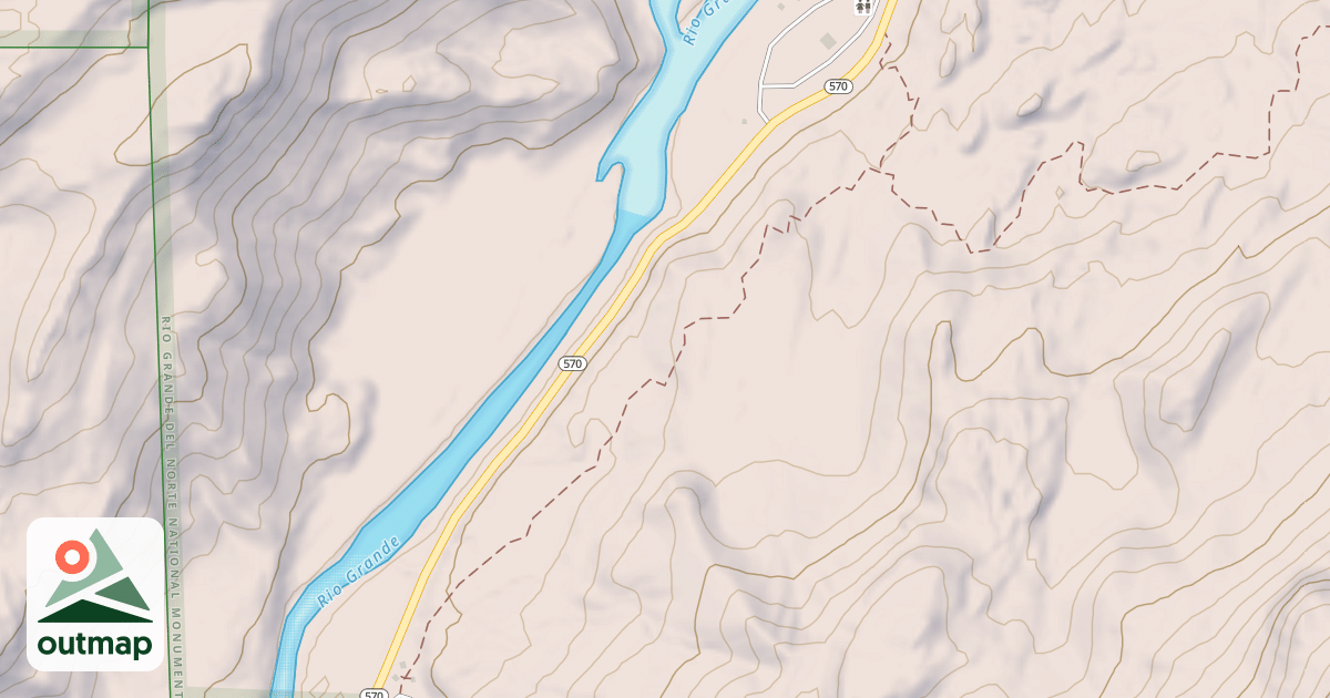 Map of La Senda Del Medio Trail