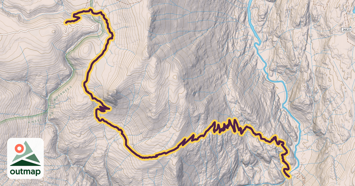 Map of Cassidy Trail