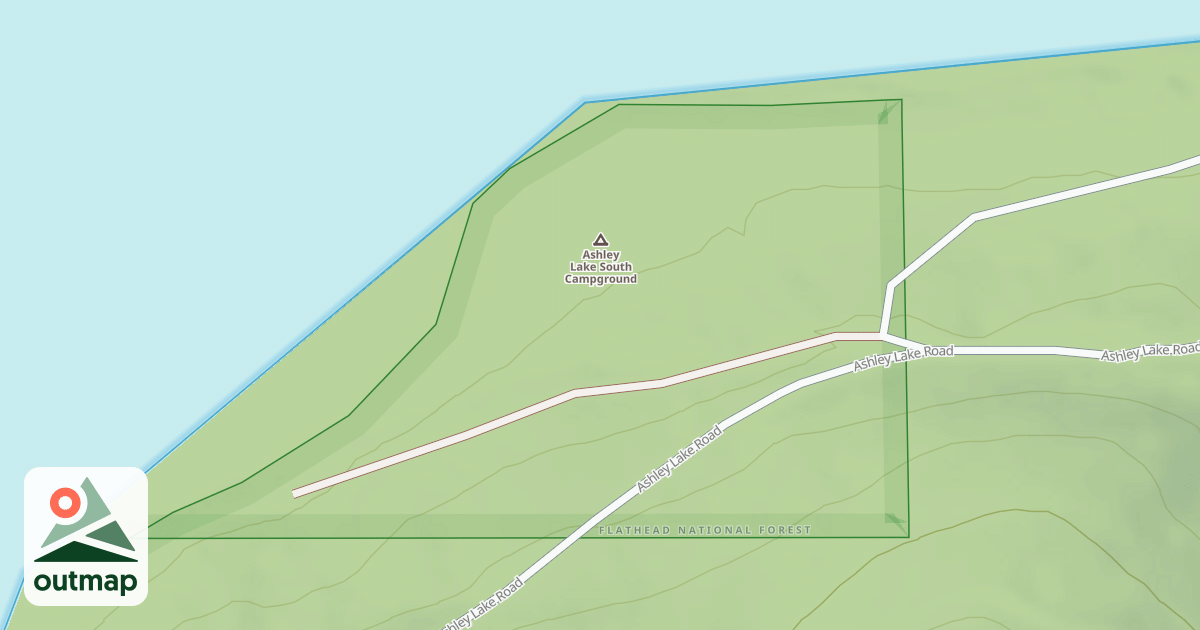 Map of ASHLEY LAKE RECREATION