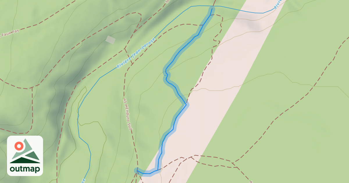 Map of 18 Le Raccourci
