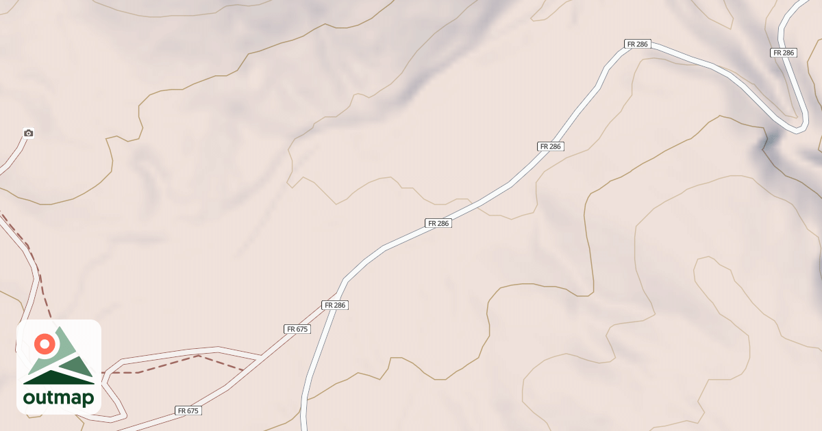 Map of USFS National Forest System Roads {8B0EEECE-2255-40E7-86F1-D41113ED3903}