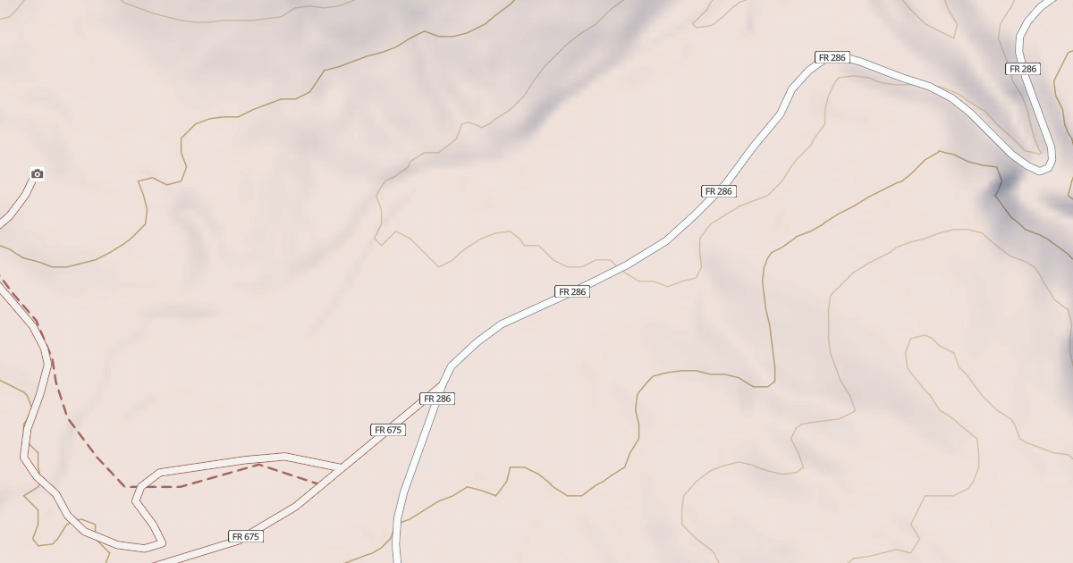 Map preview of USFS National Forest System Roads {8B0EEECE-2255-40E7-86F1-D41113ED3903}