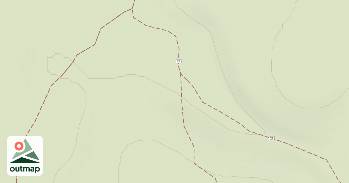 Map of Cline Buttes Tr 29