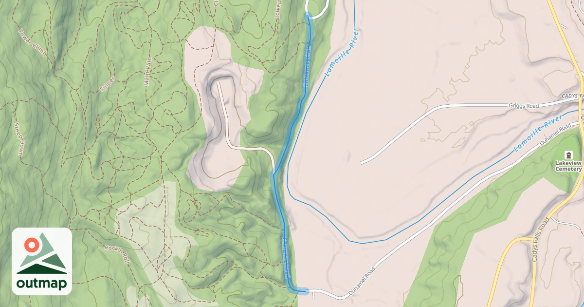 Map of Entrance Trail