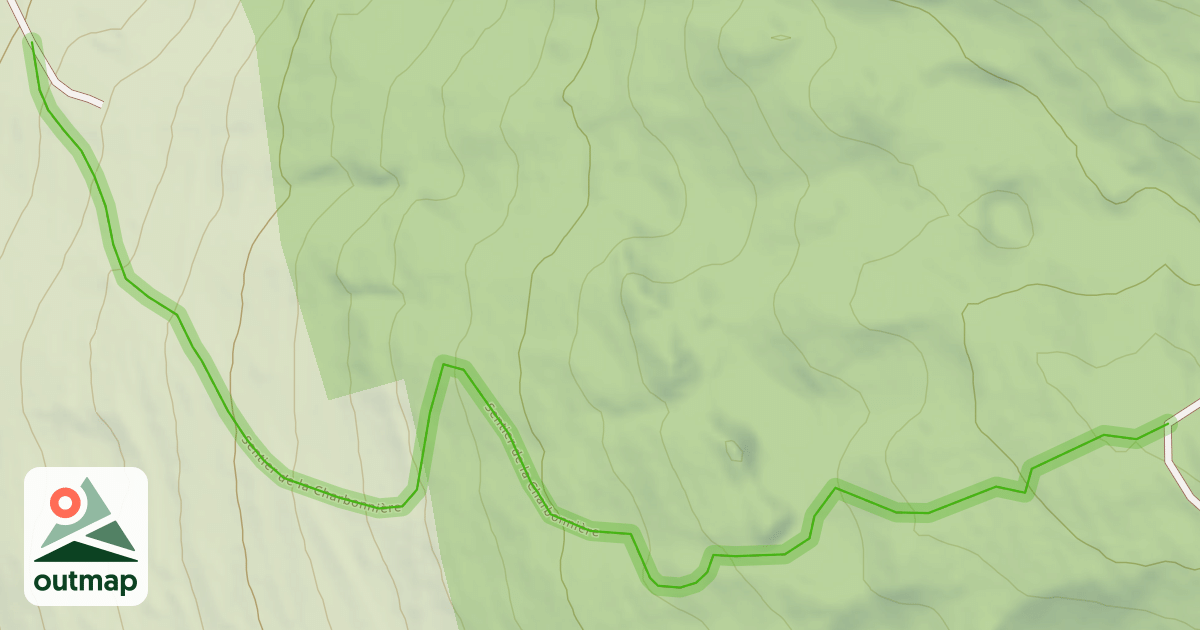 Map of Sentier de la Charbonnière