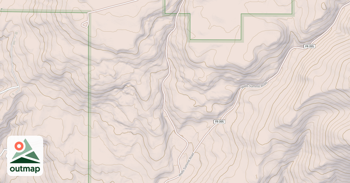 Map of BRUSH CANYON
