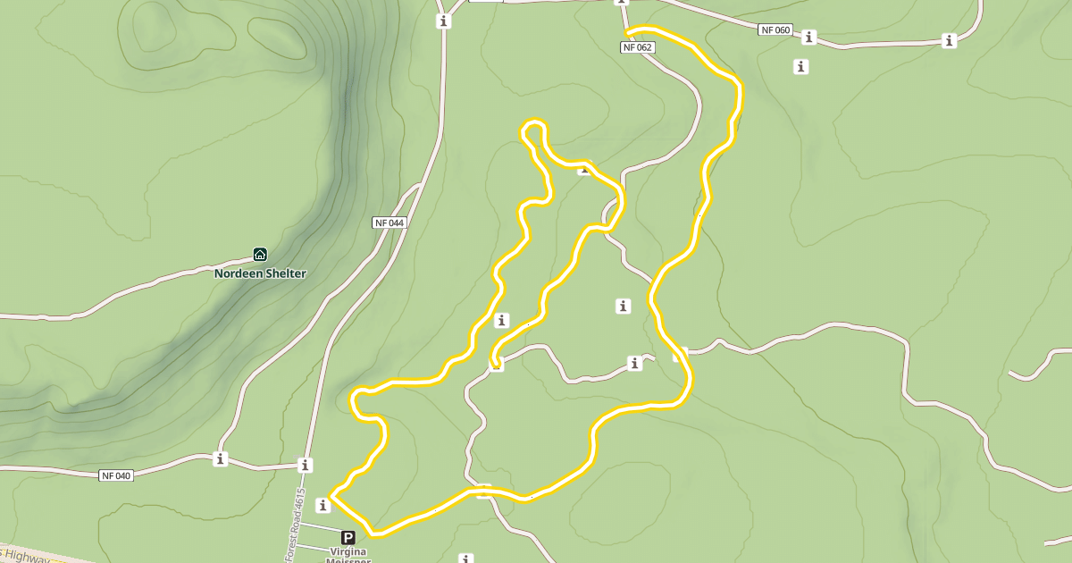 Map preview of Ponderosa