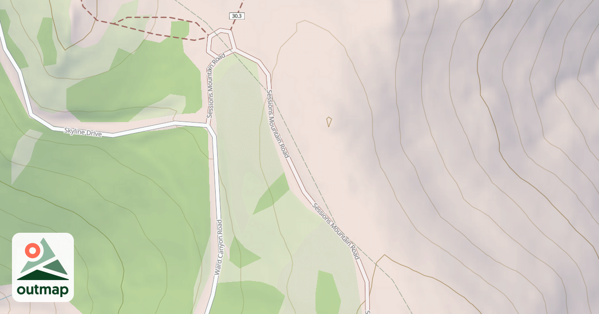 Map of Gwt Francis Peak To Morgan Co.