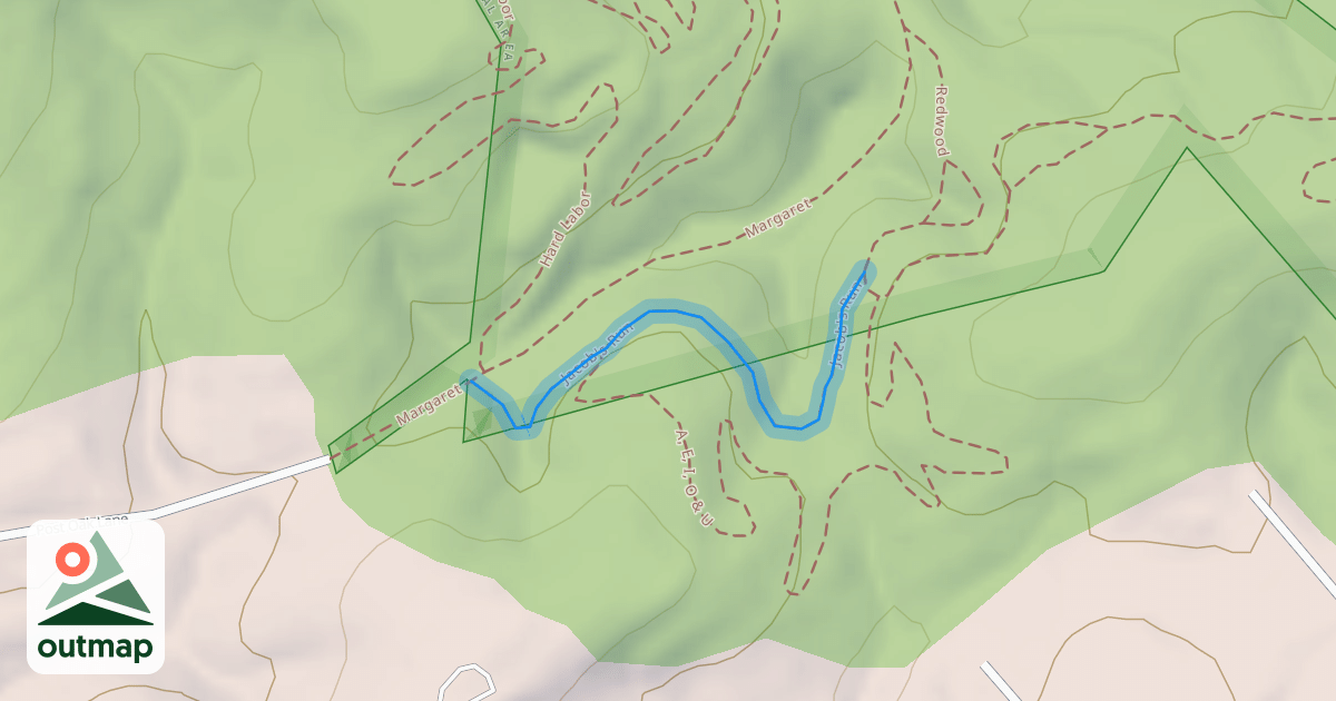 Map of Jacob's Run