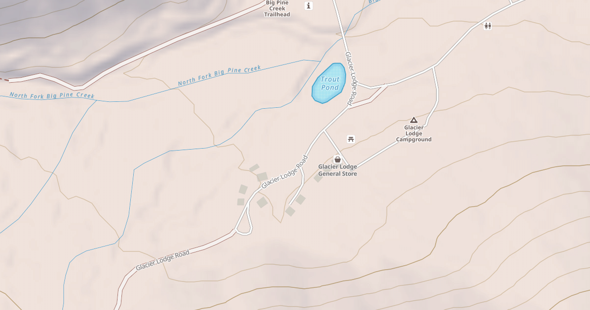 Map preview of BIG PINE TRACT (TO CREEK Q-071