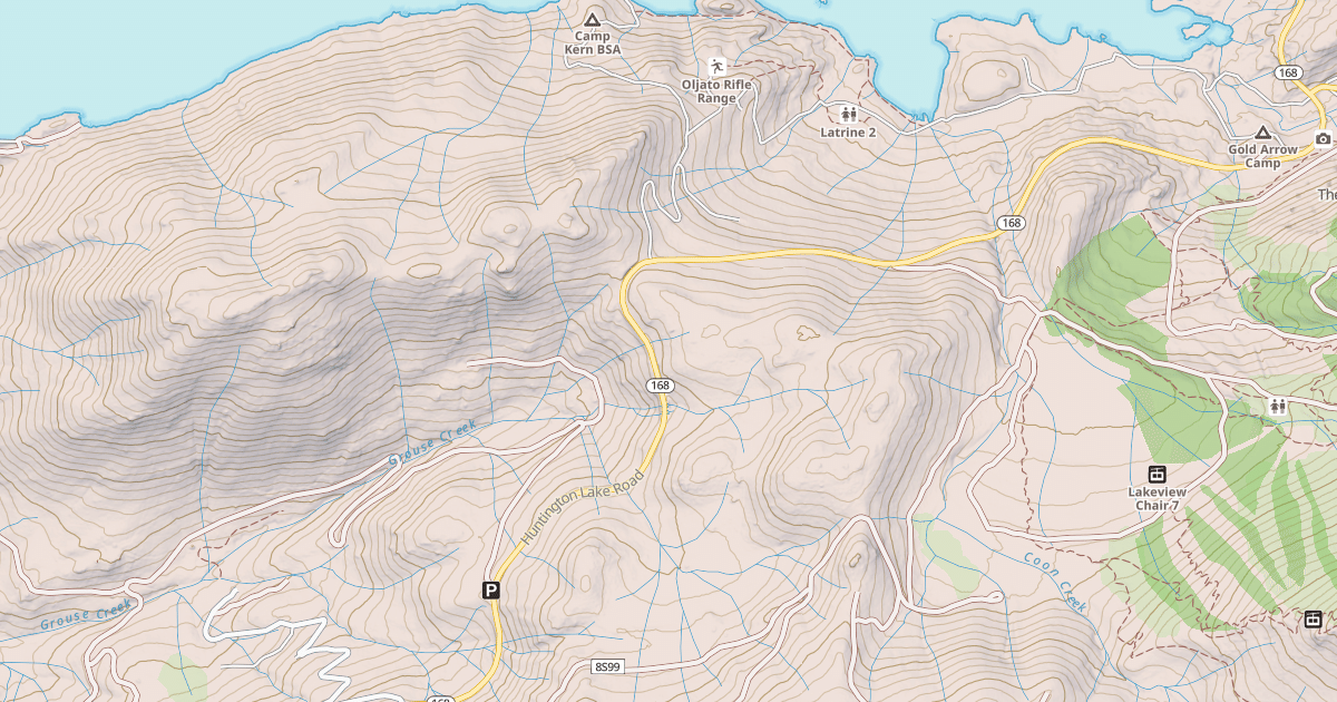 Map preview of Big Creek
