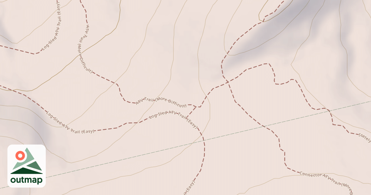Map of Michaux State Forest - ATV Trail System