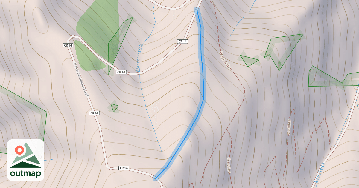 Map of Gene Reardon's Run