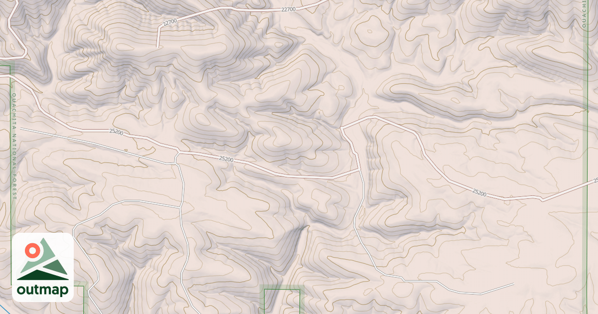 Map of USFS National Forest System Roads {F6F87581-B69A-4D4D-B940-2584FBB6BBBE}