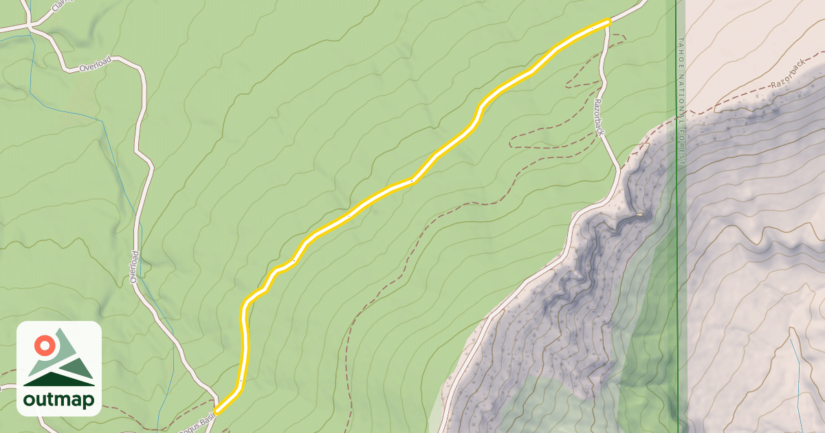 Map of Bogus Basin