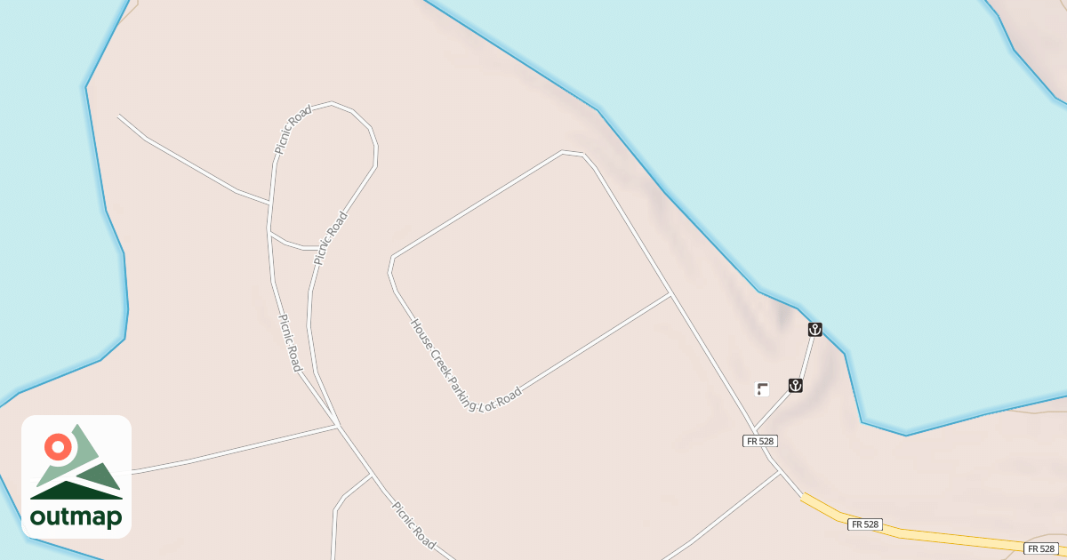 Map of HOUSE CRK PARKING LOT