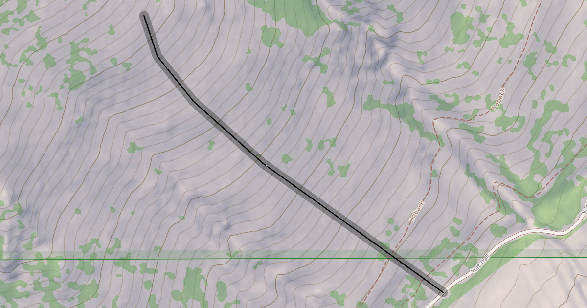 Map preview of North Hoback