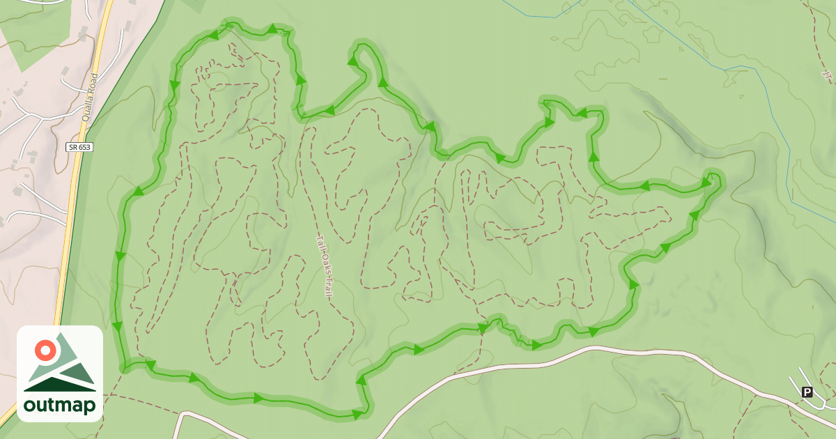 Map of Box Turtle Trail
