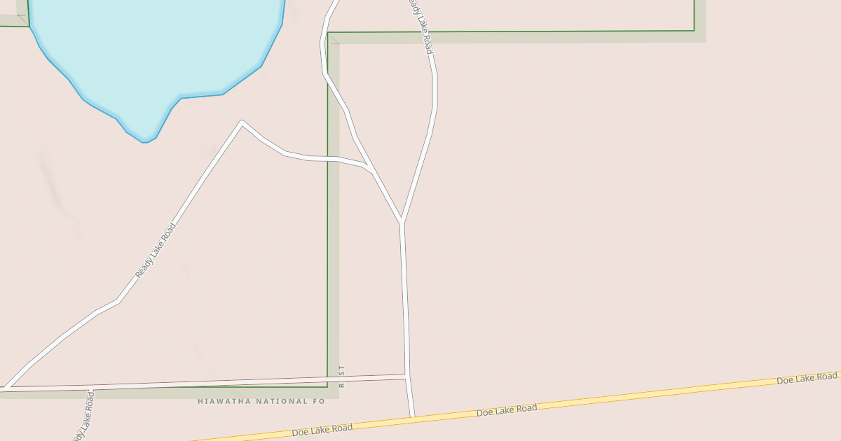 Map preview of DOE LAKE SPUR G
