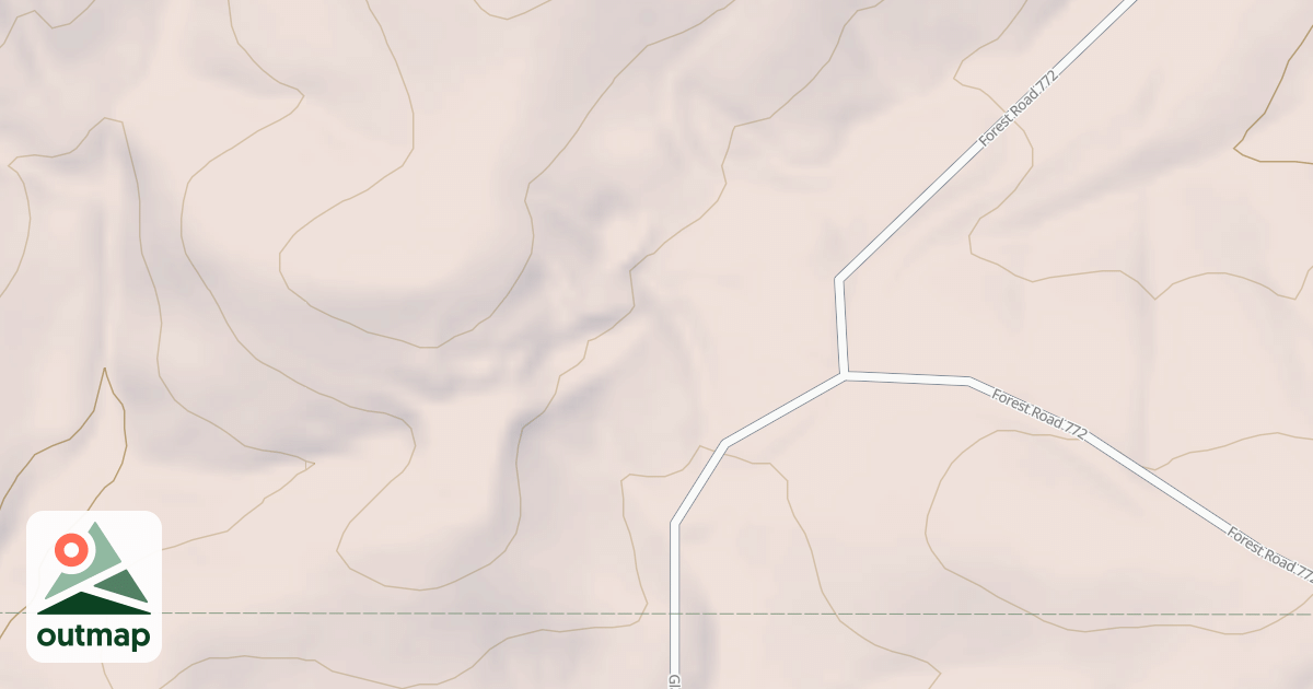 Map of USFS National Forest System Roads {F3277207-A40E-4BAE-B983-F9B24DECBC34}