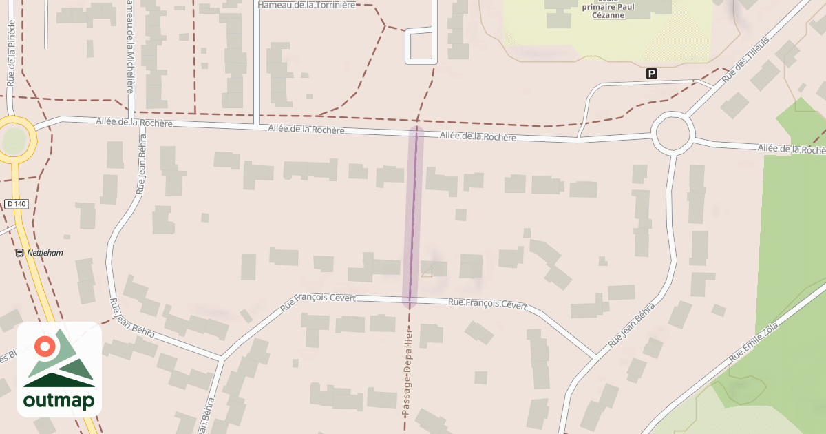 Map of Passage Depallier