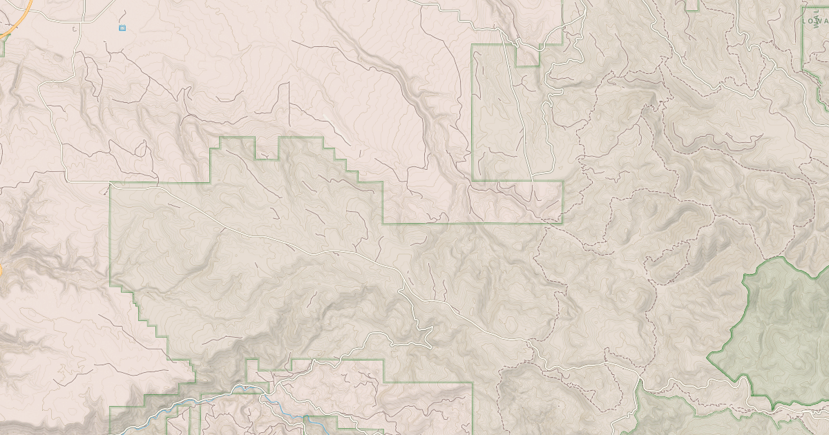 Map preview of Ukiah-Granite Road 52