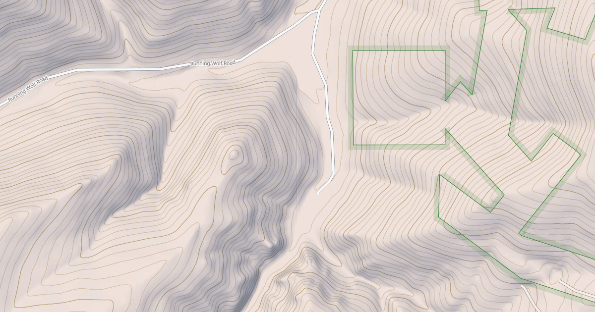 Map preview of RUNNING WOLF SPUR