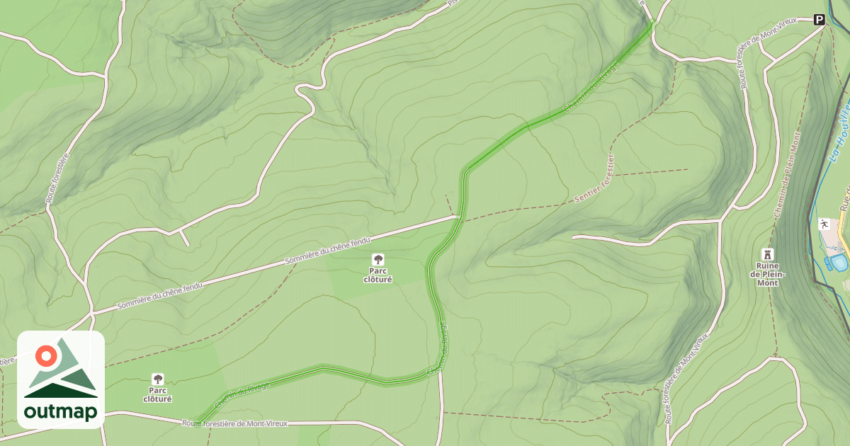 Map of Chemin du Rivage
