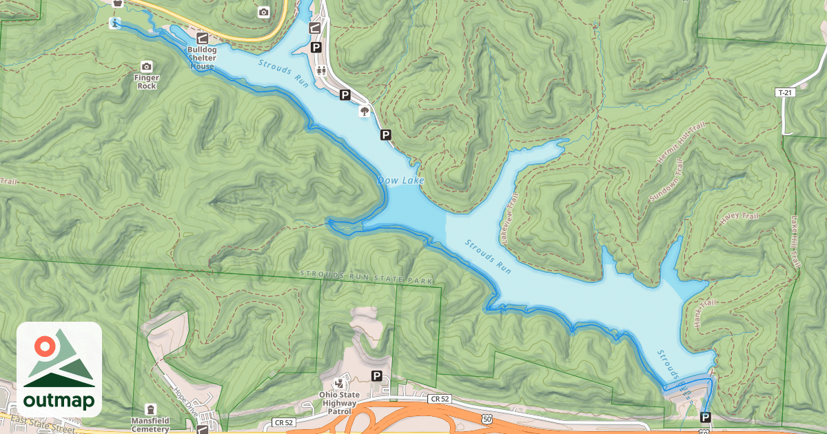 Map of Hickory Multi-Use Trail