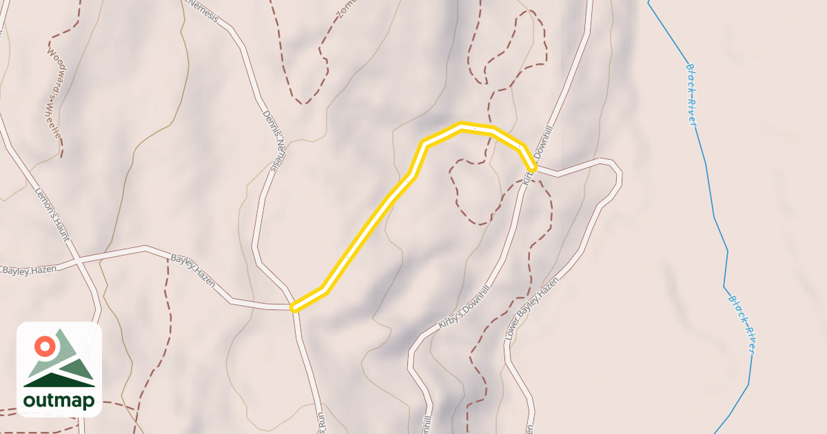 Map of Bailey Hazen