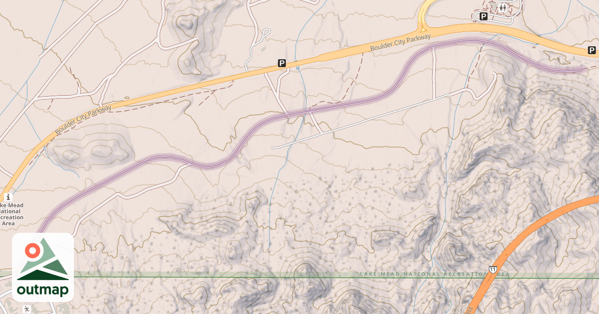 Map of Great Basin Highway