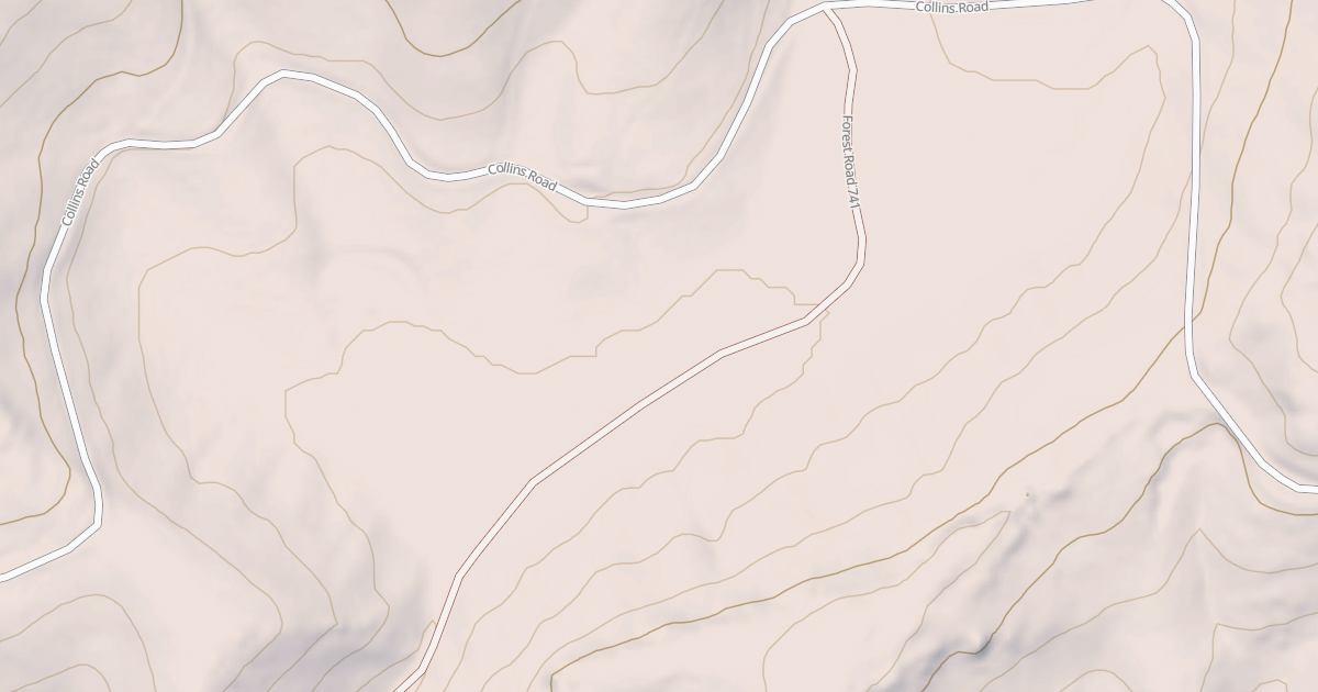 Map preview of USFS National Forest System Roads {23279D11-1DF8-4B16-B6B0-EC9EC815D3BA}