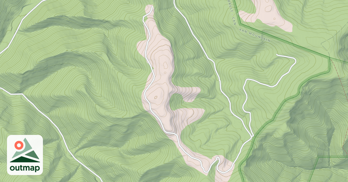 Map of ELLEBER RUN