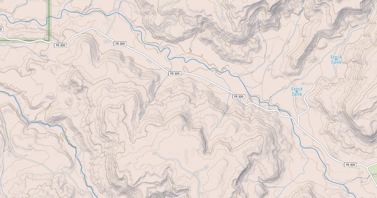 Map preview of CABRESTO CANYON