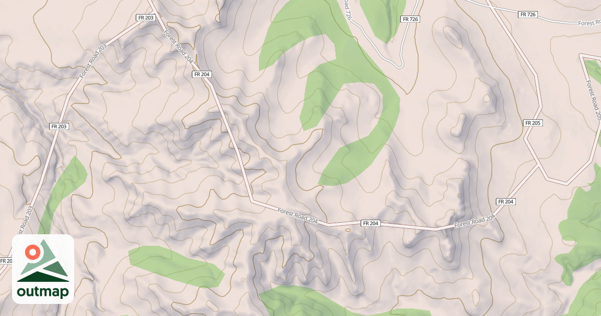 Map of 204