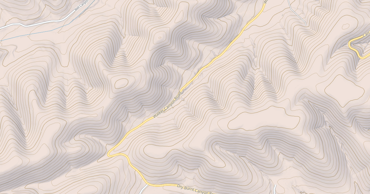 Map preview of WALKER CANYON