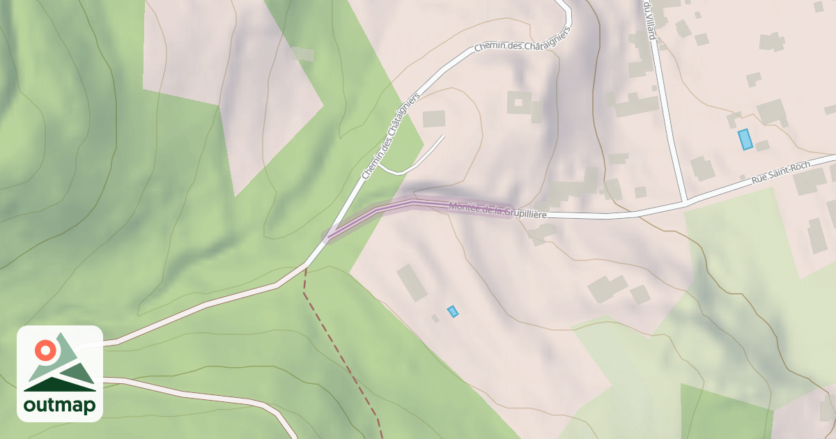 Map of Montée de la Grupillière