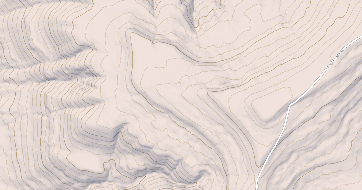 Map preview of USFS Motor Vehicle Use Map Roads {48C3F812-661C-43E4-9406-ED485F33FB41}