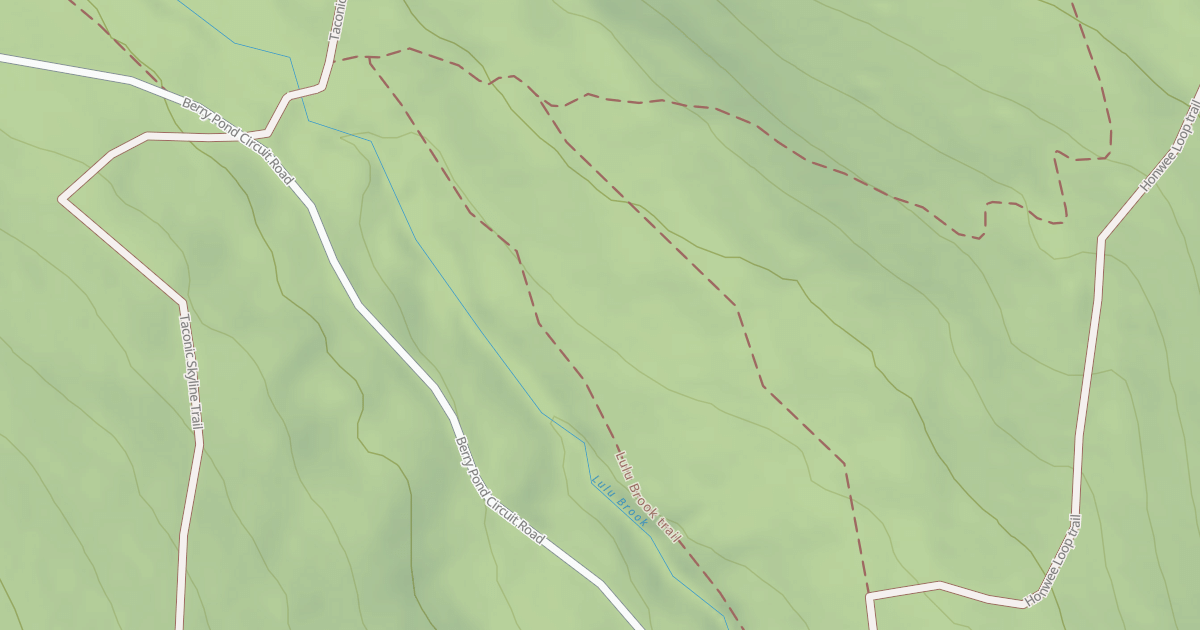 Map preview of Lulu Brook Trail