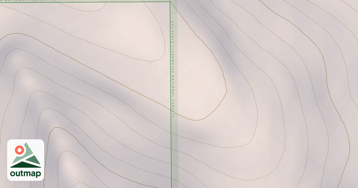 Map of CLEVELAND GULCH A