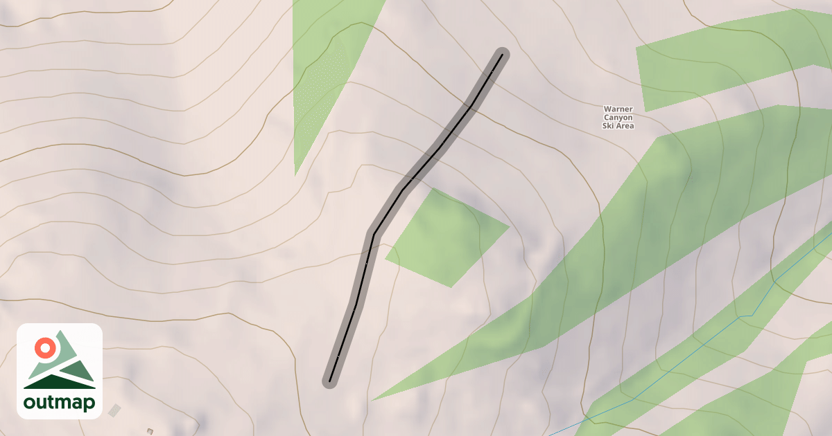 Map of T-Bar Lane