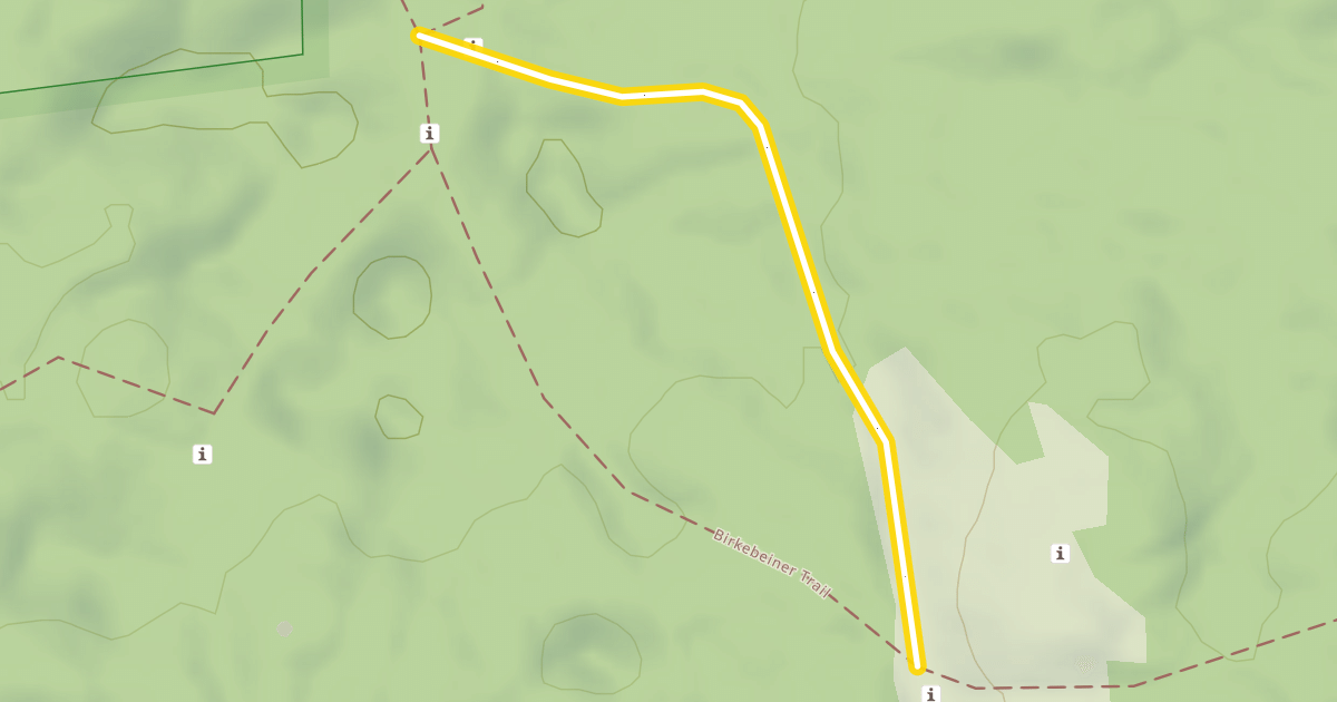 Map preview of North End Ski Trail