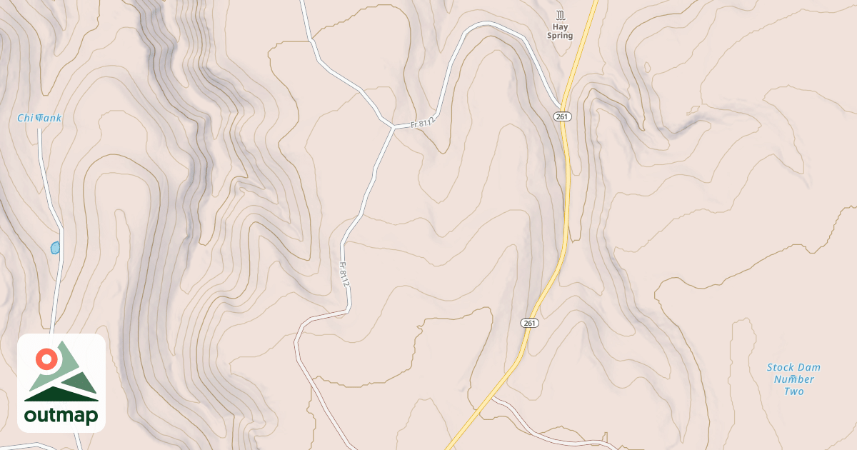Map of USFS National Forest System Roads {3066EB6E-0EB1-4FD0-B37A-0FD6E5F1A655}