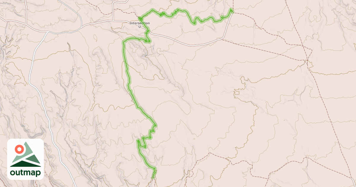 Map of Pronghorn Loop